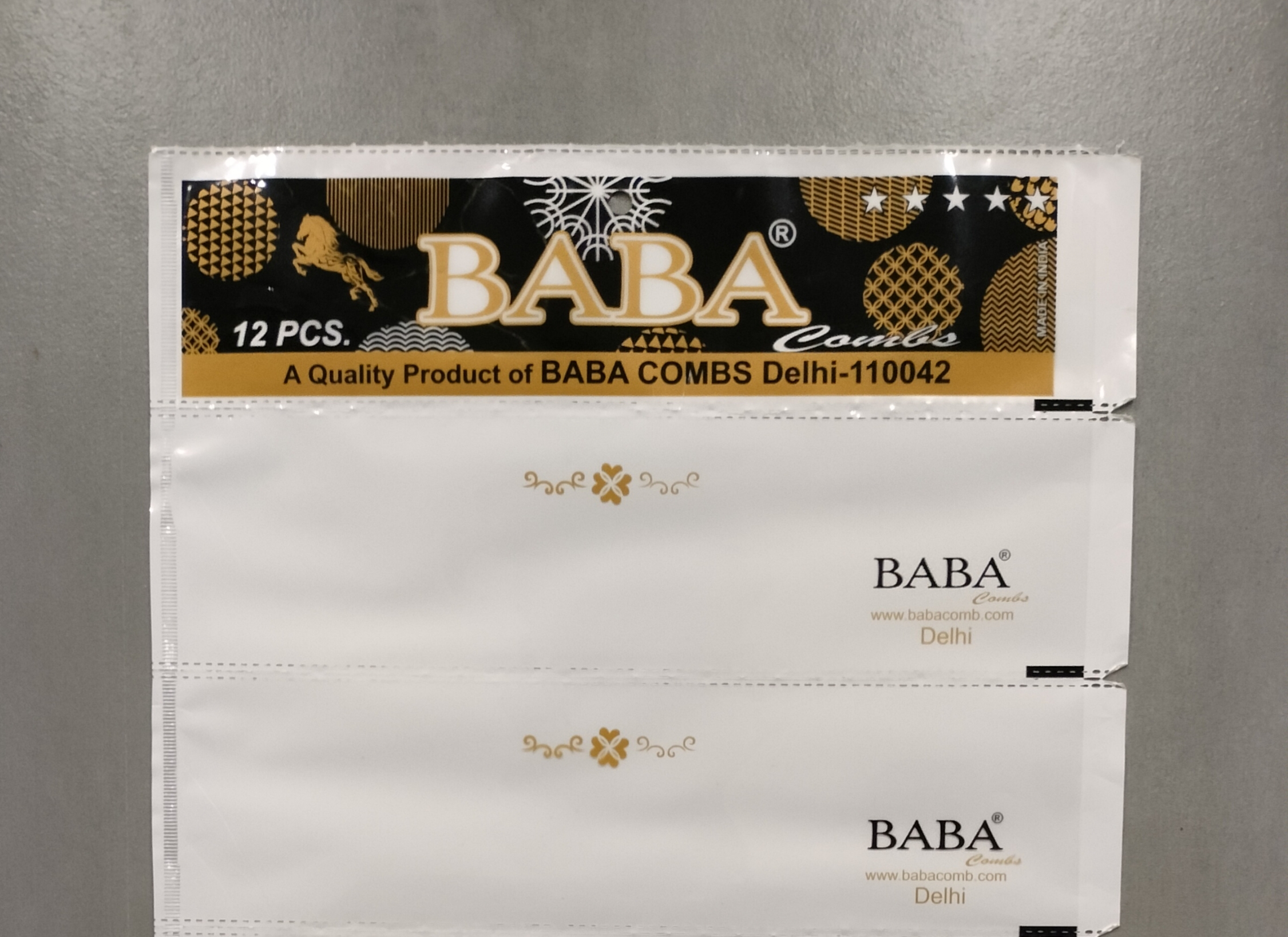 Packaging || Baba Comb